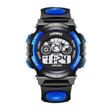 Kayannuo Cadeaux de Pâques pour femmes et hommes - Liquidation - Montre électronique multifonctionnelle lumineuse et colorée pour homme -