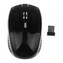 Mouse wireless – Formă ergonomică pentru utilizare cu mâna dreaptă sau stângă, Rotiță de derulare de micro-precizie și Receptor USB pentru