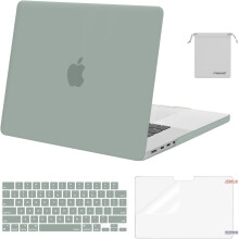 Custodia compatibile con MacBook Pro da 16 pollici (modelli 2024, 2023, 2022, 2021, M3A2991, M2A2780, M1A2485, Pro Max, plastica).