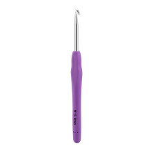 Juego de agujas de tejer Farfi1Pc/Set Agujas de tejer ergonómicas extralargas con gancho resistente a los golpes, agujas de tejer de aluminio para