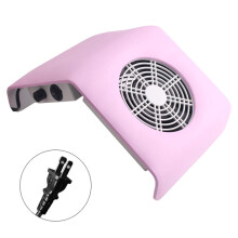 Professional 30W Nail Dust Collector with Powerful Suction and Padded Hand Rest for Salon and Home