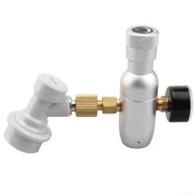 CO2 Beer Keg Regulator with Ball Lock Disconnect for Home Brewing and Easy Pressure Control
