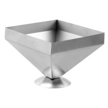 Stainless Steel Pyramid Meat Mold Pagoda Shape Press for Easy Meat Shaping and Fast Cooking