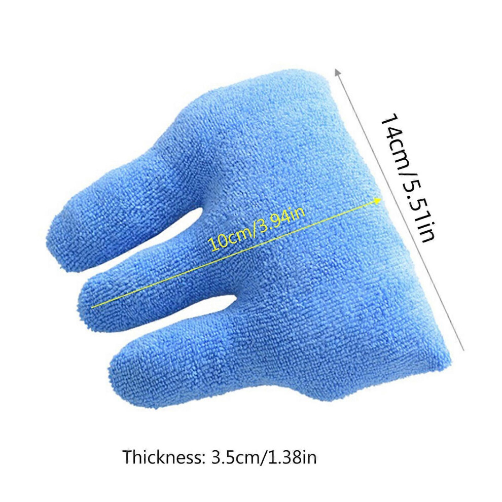 Light/Blue Finger Separation Pad Cotton Breathable Washable For Prevention Of Finger Adhesion And Ulcer In Bedridden Patients