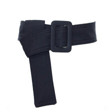 Trenchcoat-Gürtel aus Canvas und Legierung, marineblau, Stil 1, verstellbarer Ziergürtel