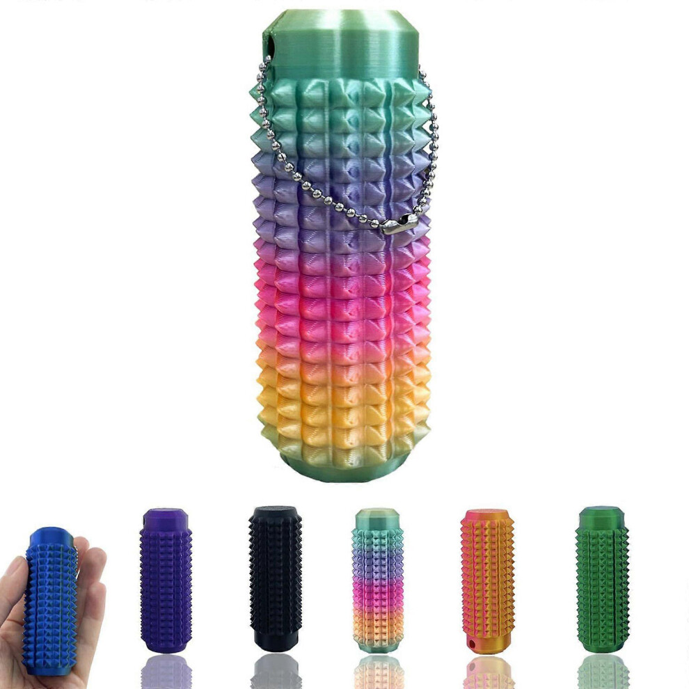 Stress Relief Keychain 2 sets with Spiked Texture Portable Decompression
