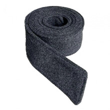 Breiter Wollgürtel (175 cm x 5 cm, 180 cm x 5 cm), dunkelgrau, doppelseitig, für Damen-Trenchcoats und -Mäntel