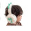 Children's Earmuffs White Dinosaur Pattern Warm Ear Covers 1
