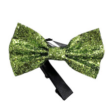 Herenstrikje, #1048 Lichtgroen, PU-leer, 1 stuk, Britse stijl, glanzend en comfortabel