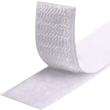 Klettband, 5 m lang, 20 mm breit, doppelseitig selbstklebend, temperaturbeständig von -20 bis 80 C