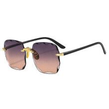 Occhiali da sole quadrati da donna C2 TAC Lenti polarizzate UV400 Lega di alluminio e magnesio 25 g