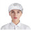 Chef Hats, 3-Pack 54-56cm, White Adjustable Breathable Mesh Style 2