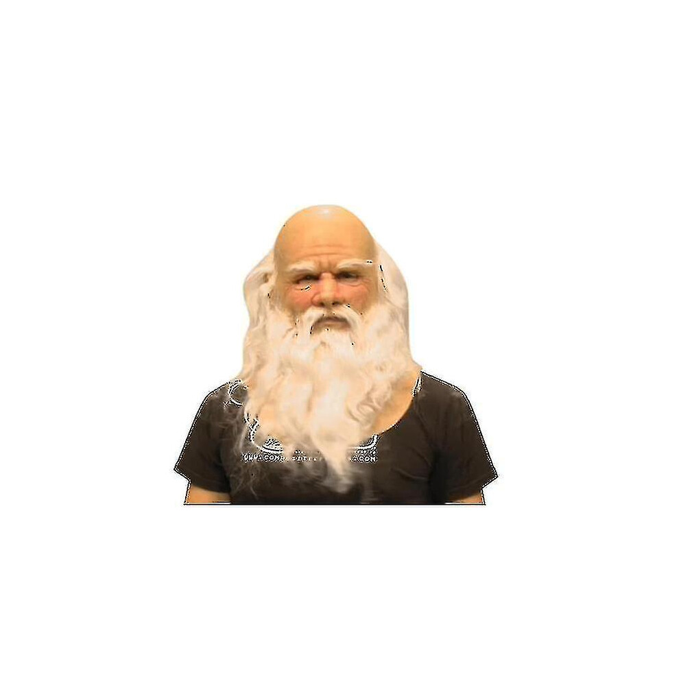 Christmas Latex Mask A 62Cm Head Circumference Movable Mouth Breathable Adult 6901508117778