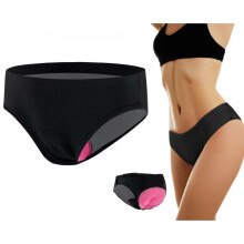 Intimo da ciclismo da donna rosa chiaro XL con imbottitura in gel 4D traspirante quattro stagioni