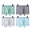 Ανδρικά μποξεράκια Ice Silk A005 4XL 4-pack με χαμηλή μέση, αναπνεύσιμο, διαφανές 1