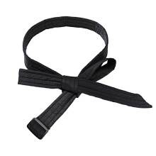 Cinturón para chaqueta de plumas, 180 cm x 4 cm de ancho, ajustable, cálido, unisex, negro mate, estilo 1