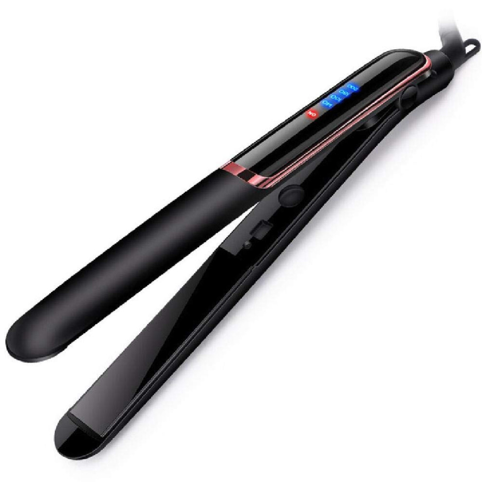 2 in 1 Hair Straightener and Curler with Ceramic Plates, Fast 30s Heating, Frizz Control for Dry or Wet Hair