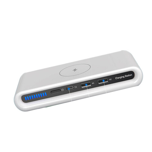Φορτιστής USB C πολλαπλών θυρών με λειτουργία γρήγορης φόρτισης, προηγμένα 1