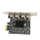 Κάρτα επέκτασης USB 3.0 4 θυρών, διασύνδεση PCIe, μεταφορά δεδομένων με εξαιρετικά 2