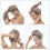Microfiber Hair Towel Brown Quick Dry Super Absorbent Wrap with Secure Button Closure 3