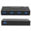 VGA Switcher4Port Χειροκίνητη εναλλαγή Plug and Play VGA Selector Switch Μεταλλικό κέλυφος υψηλού 5