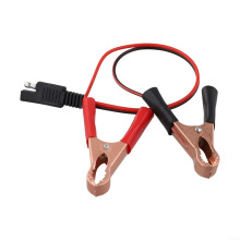 45cm Alligator Clip Battery Charging Power Cable with Connectors for Car and Motorcycle