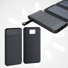 Tarmeek Folding Solar Charging Treasure Outdoor Mobile Power Supply 10000 MA on Clearance