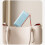 Refillable Dental Floss Dispenser with Automatic Floss Release, Compact Travel Holder, Blue 3