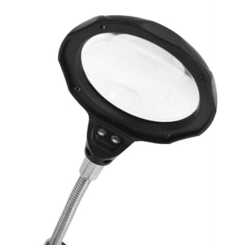 Μεγεθυντικός φακός LED Metalingus με φως, μεγεθυντικός φακός τσέπης, ηλεκτρονικός Elder 2