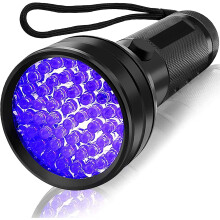 UV Flashlight Black Light, 51 LED Pet Urine Detector, Compatible with Dog/Cat Urine, Dry Stains, Bugs, Deodorant Support