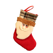 Weihnachtsgeschenktüten mit Weihnachtsmannmotiven, passend zur Tahtuvzn-Heimdekoration, Süßigkeitentüten zum Aufhängen am Weihnachtsbaum,