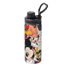 Bouteille d'eau isotherme de sport Mickey Mouse en acier inoxydable, gobelet portable, bouteille d'eau pour l'extérieur, mode voyage, fitness,