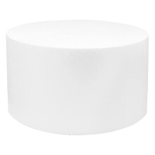 Polystyrene Dummy Cake Round Display 6'x8' for Bakery Decorating and Baked Goods