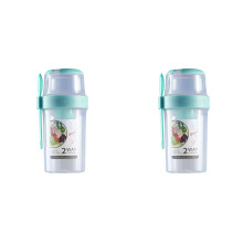 Lot de 2 chemises pliantes Tadpole en PP à double pochette et double insertion, idéales pour le bureau.
