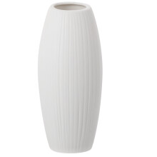 Vase en céramique Décoration de table à manger Décoration intérieure Fleurs minimalistes blanches
