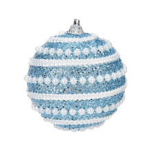 Christmas Baubles, Tree Balls Decorations, Pearl Thread Ornaments Pendants, Painted Xmas Decor Supplies Gifts