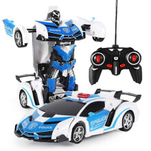 Carro de Controle Remoto Transformável - Carros RC, Transformação com Um Botão, Rotação de 360 Graus, Presente para Crianças a partir de 3