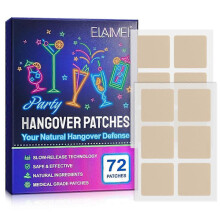 72Patches/Balenie Preventívne náplasti proti kocovine Prebuďte sa lepšie ráno do nového dňa