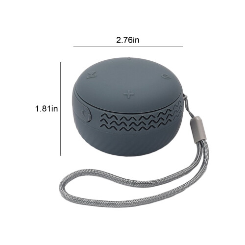 Φορητό ηχείο Bluetooth PAVEOS Card με υπογούφερ, ασύρματη σύνδεση, κυματιστές γραμμές με 1