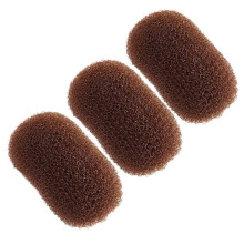 3 stk. hårnåle til højere hårpuff brun brun