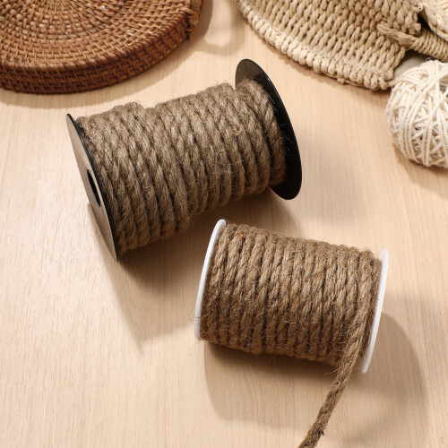 2Rolls Σχοινί με Κορδόνι, Διακόσμηση, Είδη Χειροτεχνίας, Σπάγκος, Σχοινί για DIY 2