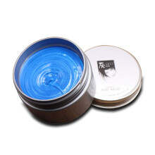 Temporary Blue Hair Color Wax 100g, Washable Styling Hold for Party Cosplay Men Women