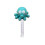 Floating Pool Thermometer Pink Octopus PVC ShatterResistant Large Display Accurate Temperature 3