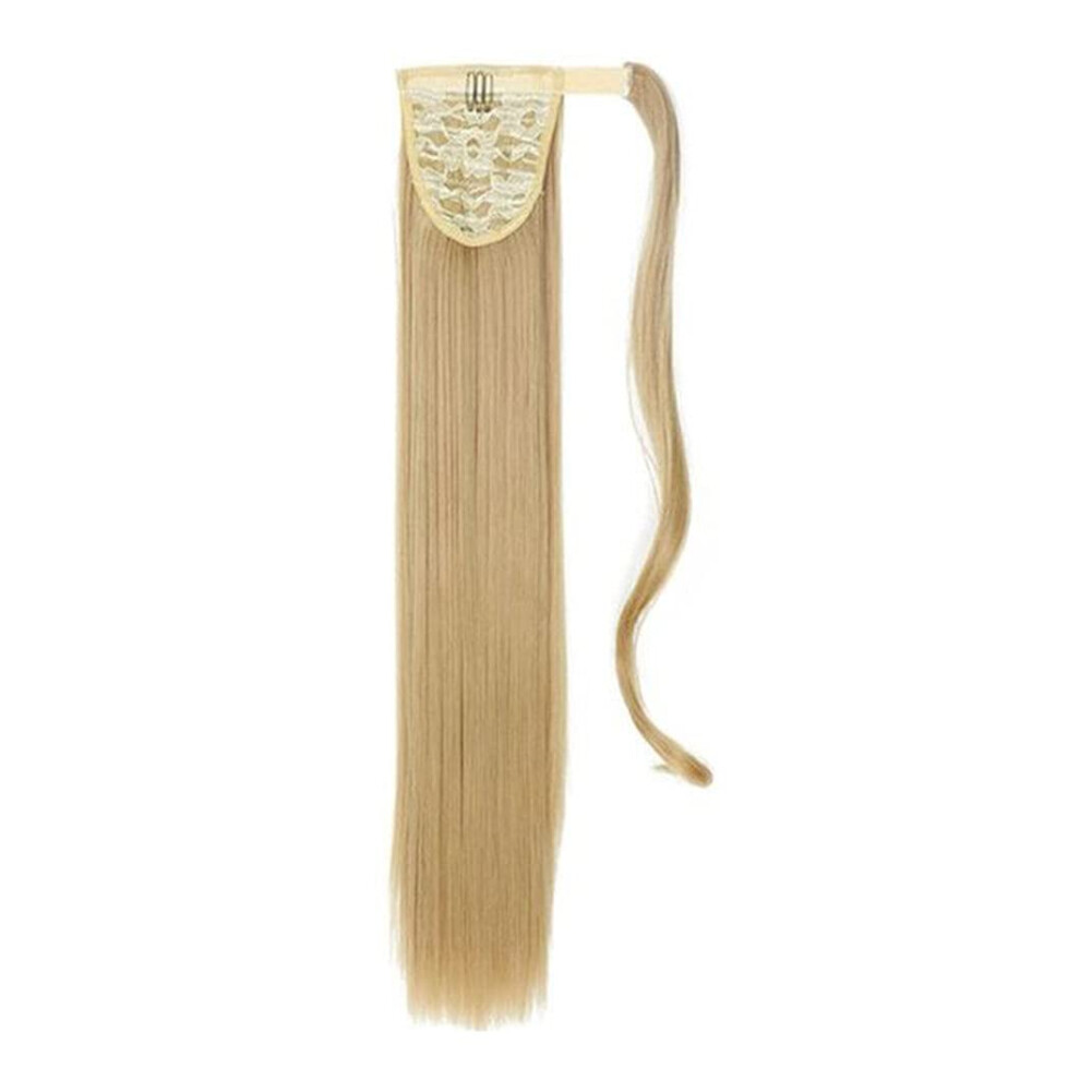 Ponytail Hair Extension 22 Inch Wrap Around Heat Resistant Synthetic Hairpiece for Women