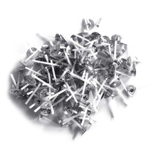 200 Pieces Pre Waxed Cotton Candle Wicks with Sustainer Tabs for DIY Candle Making and Home Decor