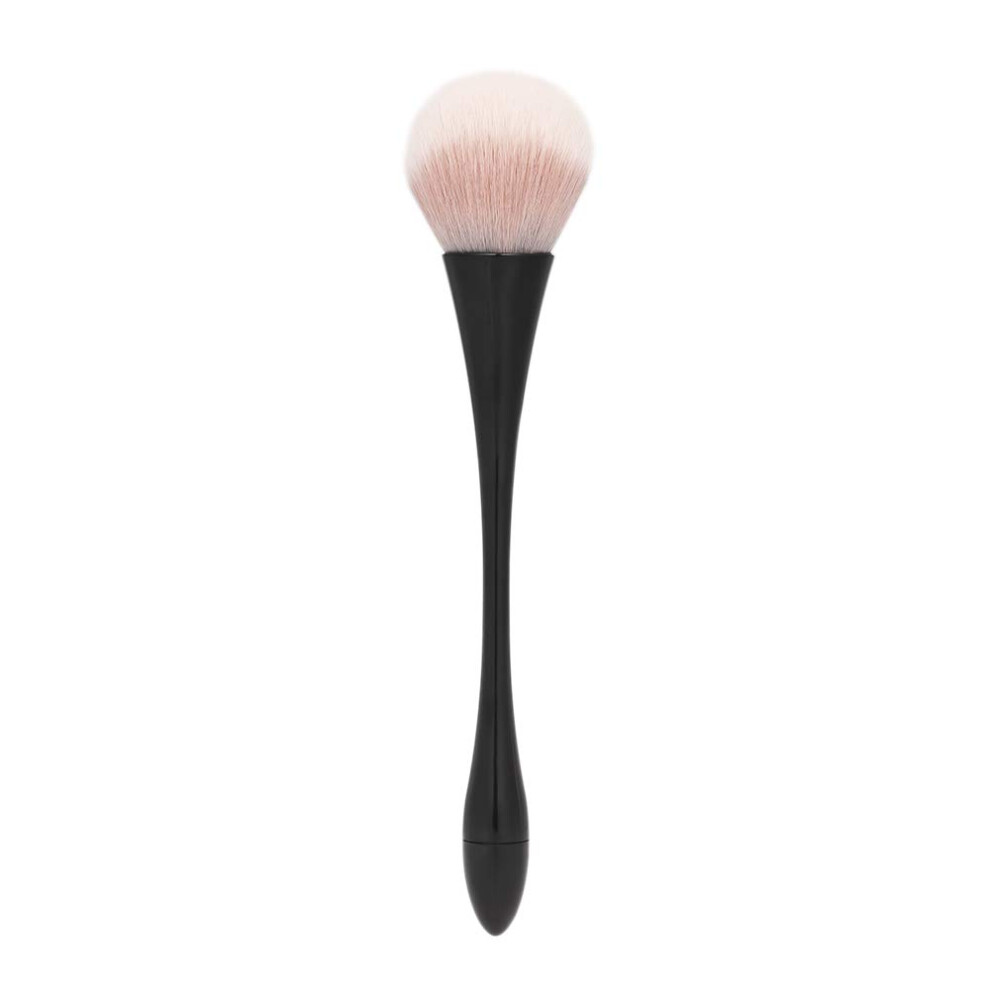 Nail Dust Brush with Soft Bristles and Aluminum Handle for Manicure and Acrylic Nail Cleaning