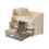 Living And Home Modern Multi-Compartment Cosmetic Storage Organiser with Drawers, Cream 5