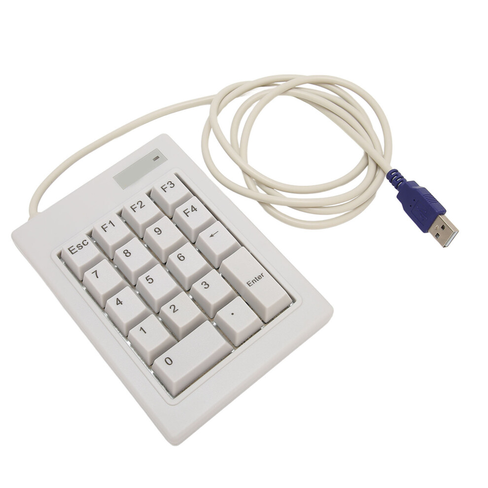 18 Key Pc Calculator Shortcut Button Numpad, Mechanical Numeric Keypad With Abs Material For Wide Application, Plug And Play Keypad With Soft Press 9138057404883