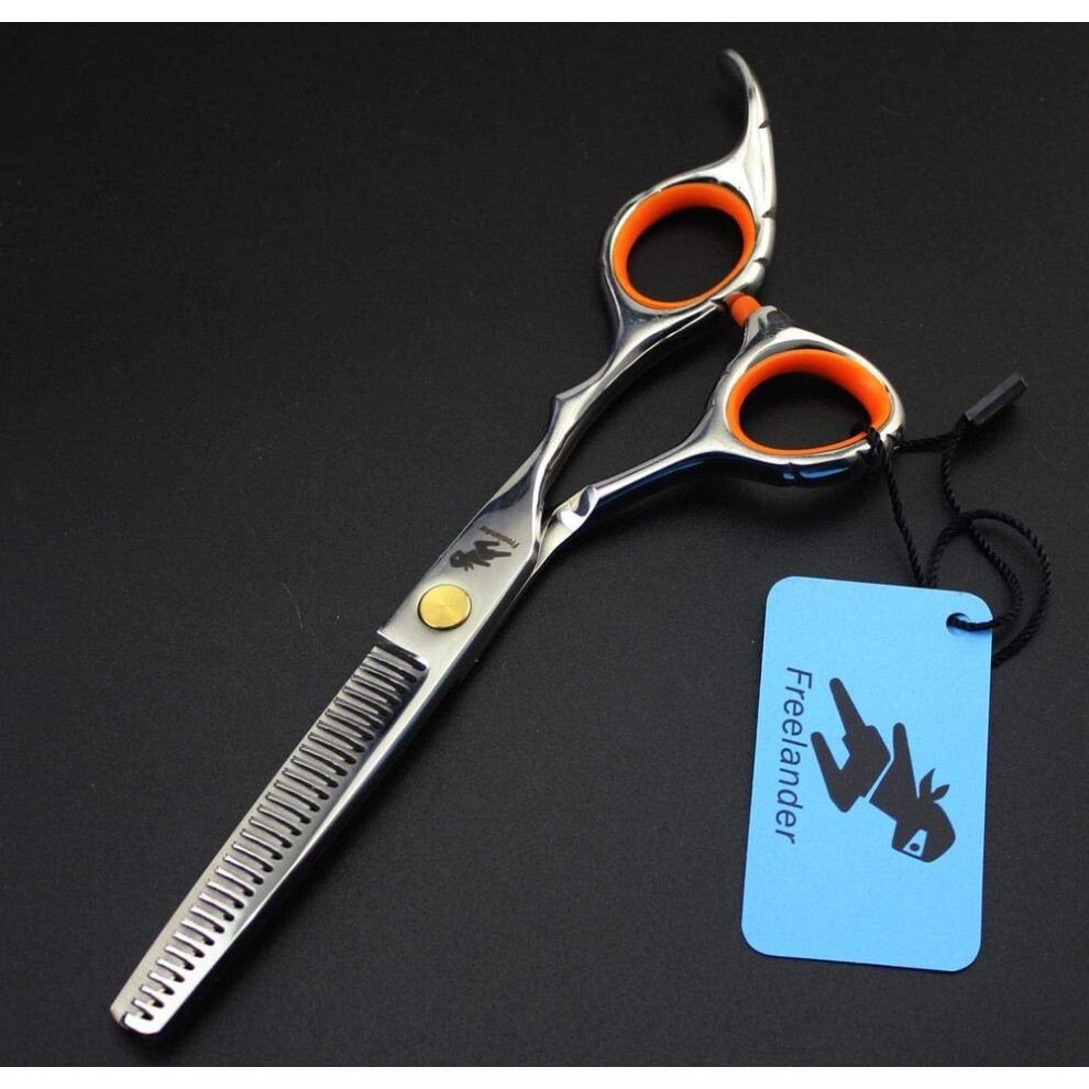 Blue Hair Cutting Scissors Japanese Stainless Steel With Precision Blades Ergonomic Salon Shears