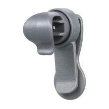 Hydration Pack Tube Clip with Auto Lock and Leak Prevention for Cycling or Camping, Grey